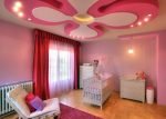 16pink-color-ceiling-design