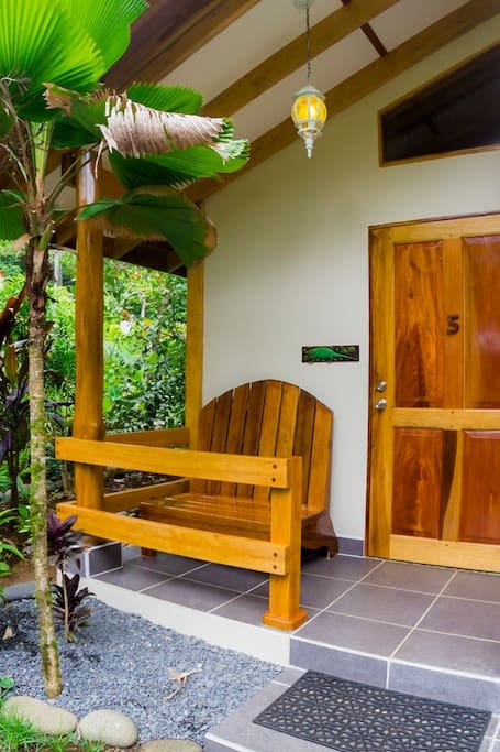 A small boutique style resort house with a charming and beautiful garden. Surrounded by beautiful gardens and nature.